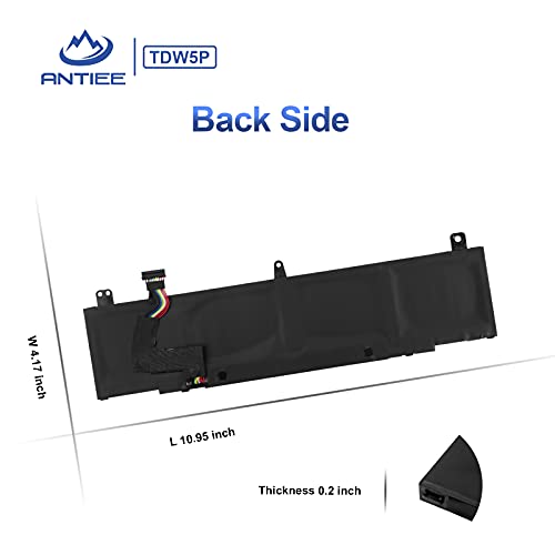 ANTIEE TDW5P Laptop Batteria per Dell Alienware 13...