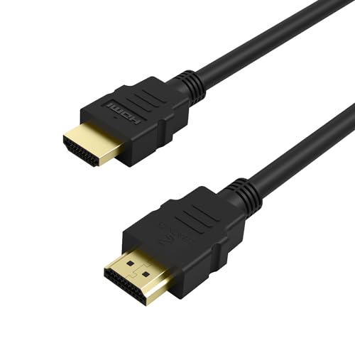 ZEBRONICS Haa1020 HDMI Cable 2.0 - Hdmi Arc Enabled | 18 Gbps | 4K 60Hz | 1080P 240Hz | Strong & Durable | Supports Up To 32 Audio Channels | 1M, Black