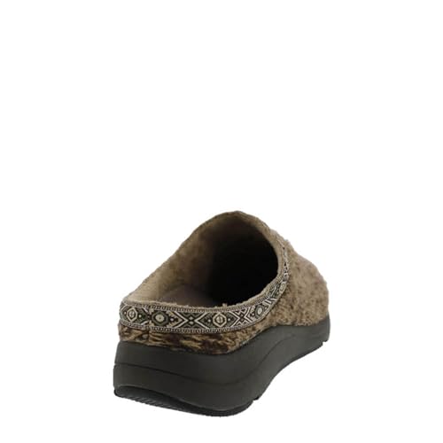 Drew Relax Men's Therapeutic Slipper Brown Sweater Fabric - 9 Medium4