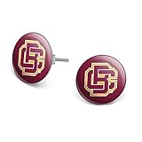 Bethune-Cookman University Primary Logo Novelty Silver Plated Stud Earrings