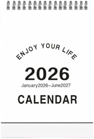 MGPcards - Buro maandkalender 2026 - Desk planner - Bureau kalender - Blauw