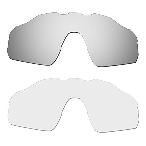Lentilles de rechange Oakley Radar EV Pitch polarisées argent contre les reflets du soleil