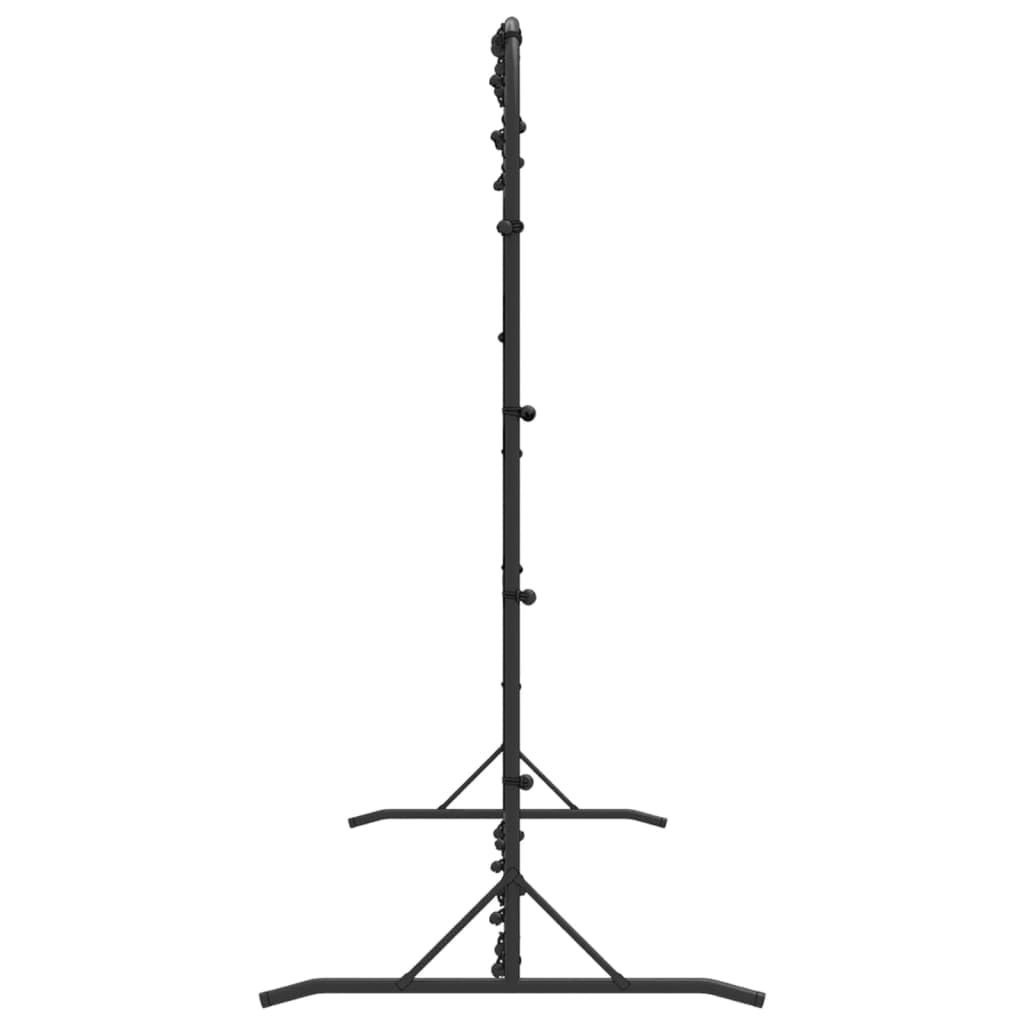Rete da Rimbalzo per Calcio - Materiale HDPE Resistente, Robusto Telaio in Acciaio, in Piedi, Resistente ai Raggi UV, per Esercizi di Allenamento, Facile da Montare, Nero