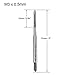 uxcell Metric Machine Tap M3 x 0.5mm H2 High Speed Steel 3 Straight Flutes Screw Tapping Threading Machinist Repair DIY Tool 2pcs