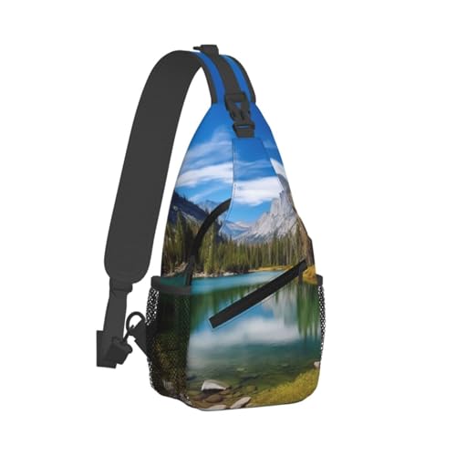 Bolso Sling unisex tipo chest para senderismo y viaje miniatura 7