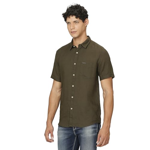 Image of Pepe Jeans Men's Cotton Regular Fit Shirt
