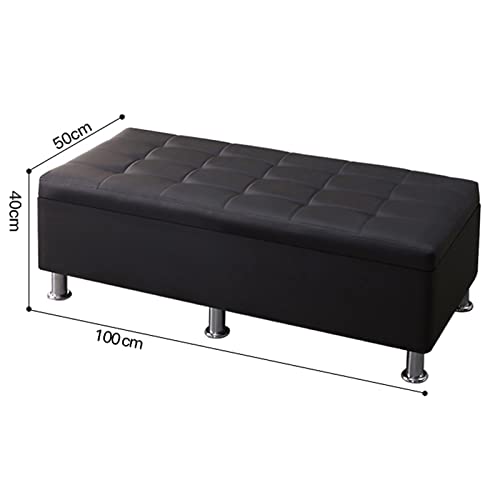 Banc de rangement capitonné à boutons pour un intérieur cosy