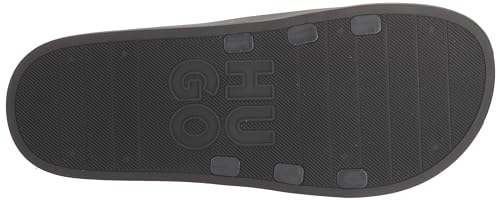 Image of HUGO Men's Stacked Logo Slide Sandal