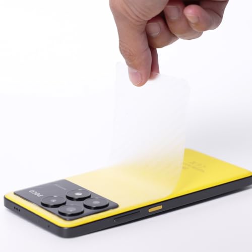 Ibywind 2 Pack Screen Protector For Xiaomi Poco X6 Pro 5G 6.67",9H Hardness Tempered Glass,With 1Pc Camera Lens Protector,1Pc Back Carbon Fiber Film