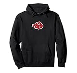 Naruto Shippuden Akatsuki Red Cloud Symbol Pullover Hoodie