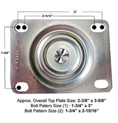 Buy Casters - Set Of 4 - Replacement Casters Compatible With Rubbermaid Commercial 4400 & 4500 Series Carts - 5" Non-Marking Wheels #TOP1