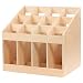 LXLA Support pour Tapis de Yoga Sol Bois Support De Tapis De Yoga Support À Tapis Étroit, Grande Capacité 12 Compartiments Support De Coussins d'exercice, Organisateur De Stockage De Tapis