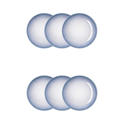 Bidasoa SET 6 PLATOS PAN PORCELANA