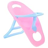 ORFOFE Puppenhochstuhl Robuster Kunststoff Kleiner Hochstuhl Kindersicherer Babypuppenstuhl für Puppenhausdekoration und Rollenspiele