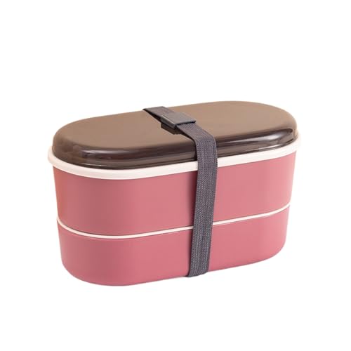 弁当箱 ランチボックス べんとう箱 お弁当箱 2段 おべんとう箱 大容量 700ml 保温 漏れ防止 食器付き 箸 スプーン フォーク 電子レンジ対応 通勤 通学 アウトドア 男女兼用 子供用 小学生 大人用 (ベージュ,700ml)