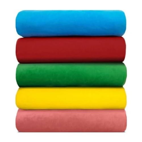 Image of 100% Cotton Unstitched Material for Women's Skirts, Saree Petticoats, Pyjamas, Patiyala Pants, Salwar, 2 Meter Poplin,89 cms Width Fabric (Rama)