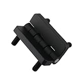 2-inch Thickened with Screw Embedded and External Fastening Hinge Industrial Hinge Bearing 54 * 40 1Pcs(Black)