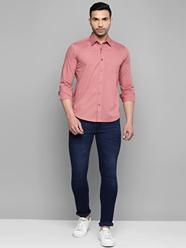Image of Allen Cooper Solid Shirts for Men - 100% Cotton Comfort Fit Casual and Formal Shirt - Breathable, Soft, Classic Style (Multiple Colors)