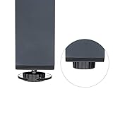 Gartentisch Glas Balkontisch quadratisch Outdoor Picknick Party Tischplatte aus Hartglas - 6