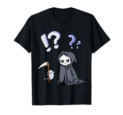 Vintage Halloween Cute Grim , Ghosts Trick Treat, Funny Tees Camiseta