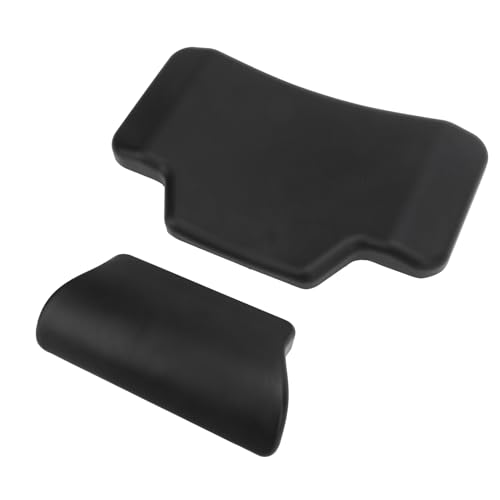 Bonbela Motorrad -Top -Box -Rückenlehre -Pad -Schwanzkasten Rückenlehne Universell Bequemes Selbstklebbares PU -Leder für 55L 65L Heck Top Case Passagierunterstützung