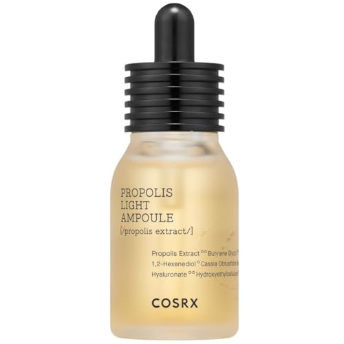 Image of COSRX FULL Fit Propolis Ampoule, Glow Boosting Serum for Face with 83.3% Propolis Extract, 1.01fl.oz/30ml, Hydrating Essence for Sensitive Skin, Fine Lines, Uneven Skintone, Korean Skincare