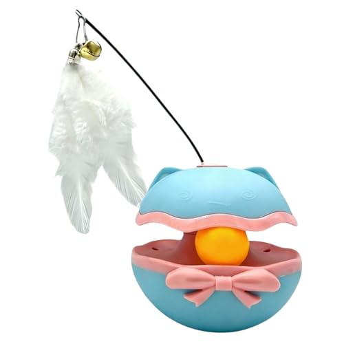 Generisch Elektrischer Katzen-Teaser - Selbstspielend Smart Batteriebetrieben Drehbar - Katzen Bewegungs- Und Beschäftigungsspielzeug - Für Zuhause Wohnzimmer Schlafzimmer Apartment