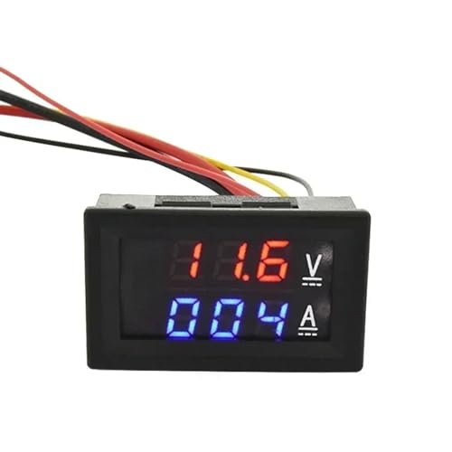 Voltímetro amperímetro digital 100V para controlar la carga de baterías en furgonetas camper 5