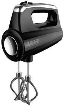 HAND MIXER 5SPD BLK/SLV