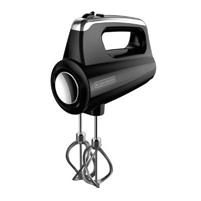HAND MIXER 5SPD BLK SLV