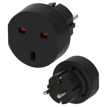 Brennenstuhl ReisesteckerReiseadapter Reise-Steckdosenadapter zum Anschluss elektrischer Geräte mit British Standard Stecks