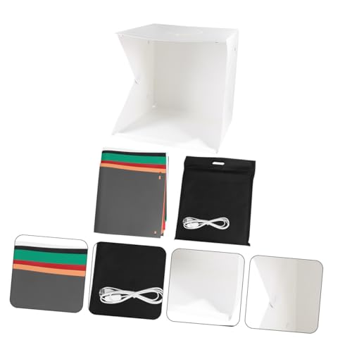 Mini tente photo LED 40 cm pliable avec 2 barres lumineuses intégrées - 4
