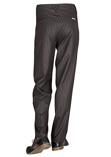 Pantalon de danse vintage marron pour swing et tango - 5