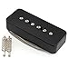 Musiclily Pro P90-MHA Alnico 5 High Output P90 Soapbar Single Coil Pickup Electric Guitar Bridge Pickup, Black