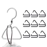 Krawattenhalter für Schrank, Krawattenhalter | 360 Grad drehbare Kleiderbügel für Schrank | Kleiderbügel für den, Schrank-Organizer, Aufbewahrung für Schals, Gürtel, Krawatten, Kleidertaschen