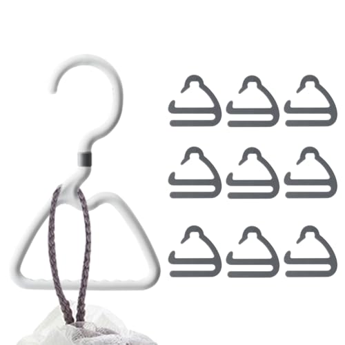 lisutupode Cintre pour écharpe, cintre pour cravate | Support d'affichage de cravate rotatif à 360 degrés | Cintres pour placard, organisateur de placard, rangement pour foulards, ceintures, cravates,