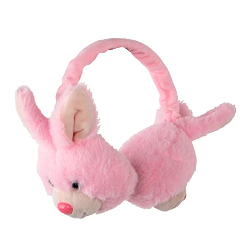 Coby Wired Kids Headphones | Lightweight Cuddle Earphones With Microphone | Volume Limiting 85Db | Plush Headset For Children| On-Ear Kids Headphones For Kids For School (Pink Bunny) #TOP2