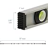 CHANNELLOCK 72-Inch, Professional-Grade Aluminum I-Beam Level with 3 Vials, 5100-0072