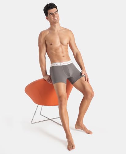 Image of Jockey NY16 Men's Super Combed Cotton Elastane Stretch Solid Trunk with Ultrasoft Waistband (Colors & Prints May Vary)