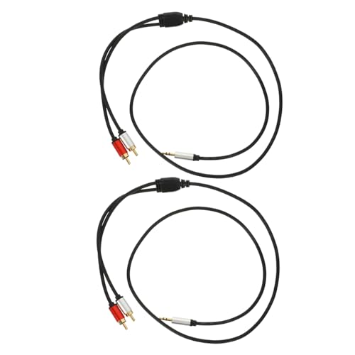 Cable divisor estéreo auxiliar Jack 3.5mm 2 piezas miniatura 1