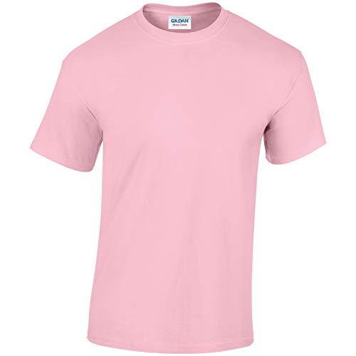 T-shirt rose homme Gildan XL parfait pour vos sorties d'été en terrasse
