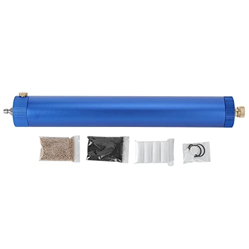 Oil Water Separator High Pressure PCP Filter 4500PSI Diving Aluminum Alloy (Blue)