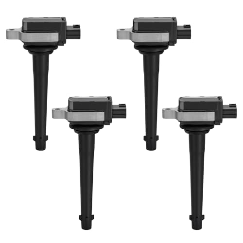 Image of BDFHYK Ignition Coil Packs Compatible with Nissan 2007-2009 Sentra 2.0L l4,Coil for GN10325 221604014 COP455 48974 358000651 CUF066 1788316 C679 SKIC199 5C1621 96389 IGC3863D UF-591 UF591 Set of 4
