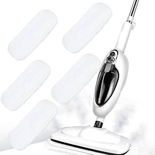 Image of Pssopp 5PCS Floor Mop Refill Steam Mop Replacement Pads Professional Cloth Replacement Microfiber Mop Refill for EM 516