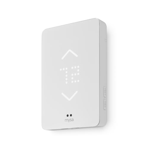 Mysa Smart Thermostat for Electric in-Floor Heating 240V | Class A GFCI | WiFi Programmable | App & Voice Control with Alexa, Google, Siri | No Subscription | Easy Install