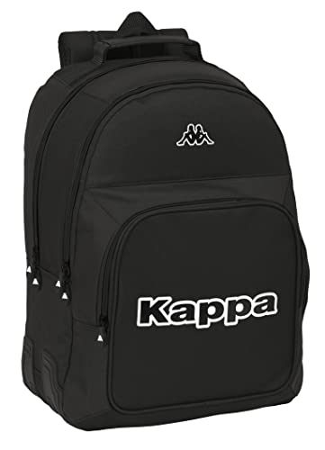 Sac à dos Safta KAPPA noir idéal pour la rentrée des classes et les sorties