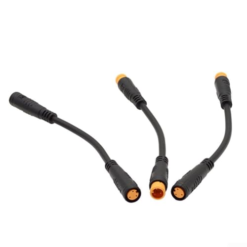 Cable de conversión de palanca de cambios con conector impermeable M8 para e-bike de 132 mm 5