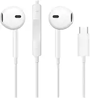 Fone de Ouvido com Fio Tipo C com Microfone Integrado Som Estéreo Cabo 1,2m Compatível com Todos Celulares com Entrada USB-C, Smartphones, Tablets