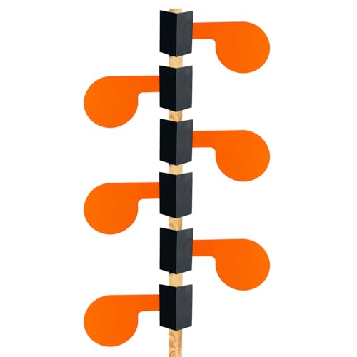 Image of Highwild 6 inch x 3 /8 inch AR500 Dueling Tree Paddle Set Reactive Steel Dueling Tree Targets DIY Shooting Target Kit for Shooting Range Outdoor