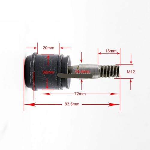 Kit rotule M12 32 20 mm contre les vibrations de direction quad VX